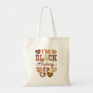 Tote Bag Je suis l'histoire noire Célébration du Mois de l'