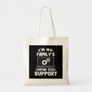 Tote Bag Je suis l'ordinateur drôle de soutien technique no