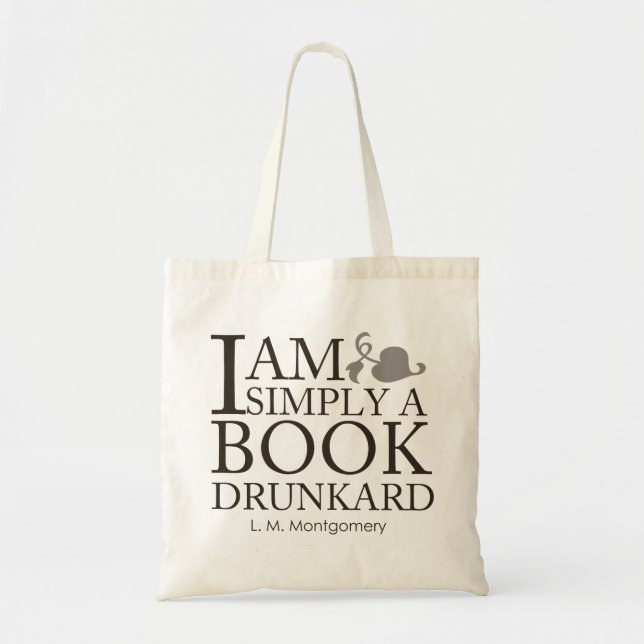 Tote Bag Je suis simplement une citation drôle d'amoureux (Devant)