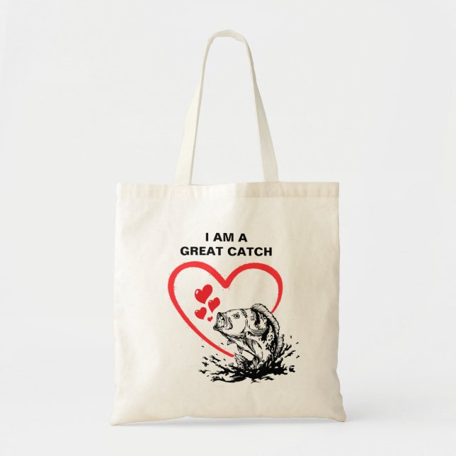 Tote Bag JE SUIS UN GRAND HÔTEL Aimer Pêche (Devant)