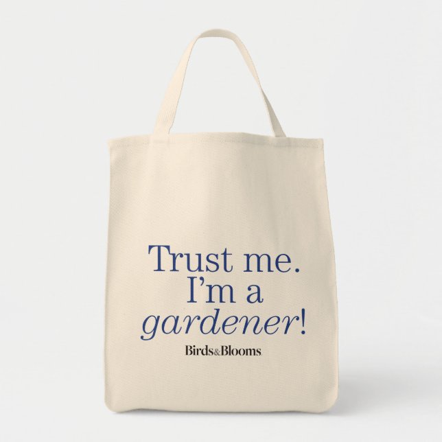 Tote Bag Je suis un jardinier (Devant)