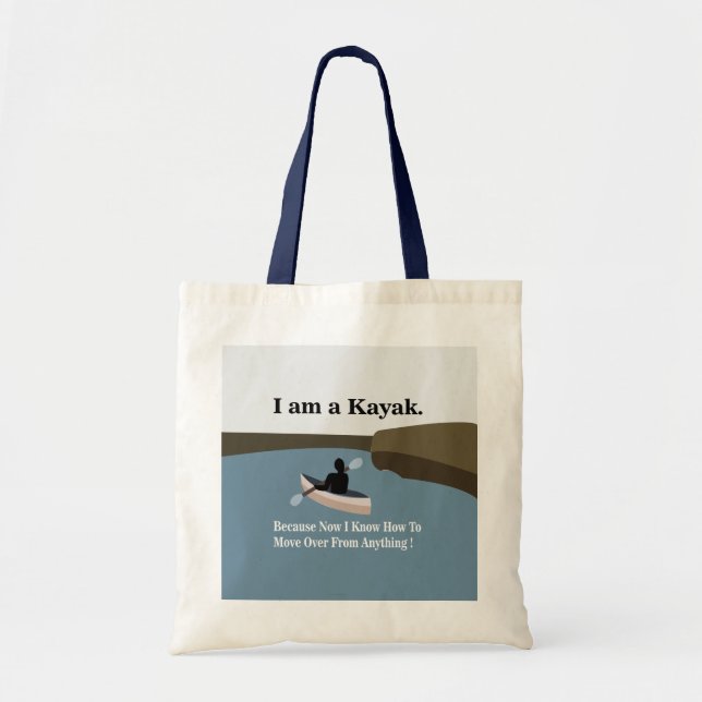 Tote Bag Je suis un Kayak Canoë Kayak (Devant)