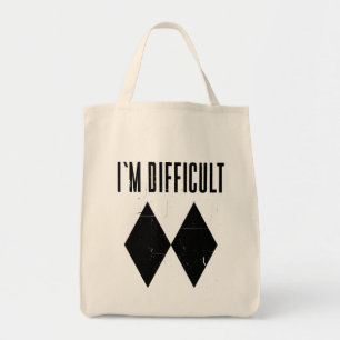 Tote Bag Je suis un skieur difficile amateur de diamant dou