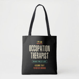 Tote Bag Je suis un thérapeute d'occupation