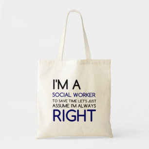 TOTE BAG JE SUIS UN TRAVAILLEUR SOCIAL