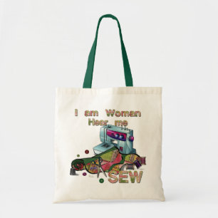 Tote Bag Je Suis Une Femme Qui M'Entend Coudre Fourre-tout