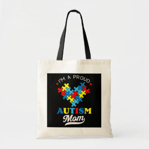 Tote Bag Je suis une Sensibilisation sur l'autisme maman fi