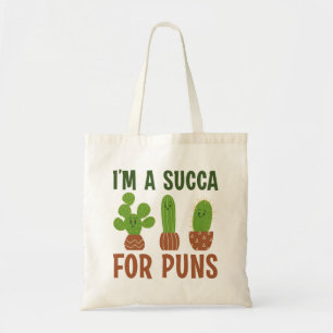 Tote Bag Je suis une suca pour les puns