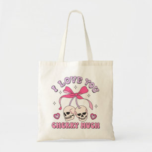 Tote Bag Je T'Aime Beaucoup Cherry