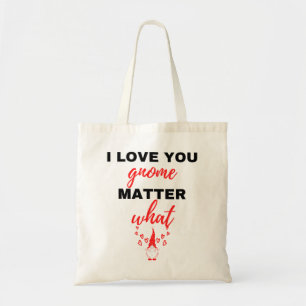 Tote Bag Je T'Aime Gnome Matter Ce Noir