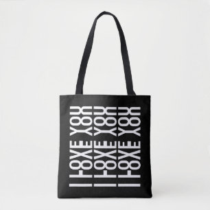Tote Bag JE T'AIME - Message d'amour caché