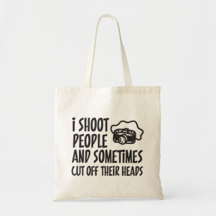 Tote Bag Je tire l'humour de photographe de personnes