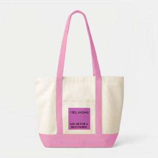 TOTE BAG JE VENDS AVON ! ! , DEMANDEZ-MOI UNE BROCHURE ! !