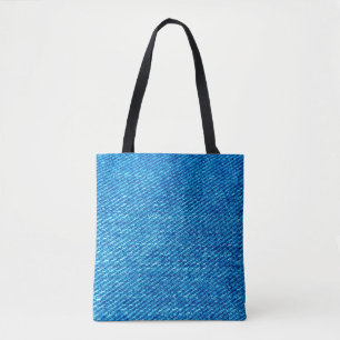 Tote Bag jean en tissu Denim jean bleu
