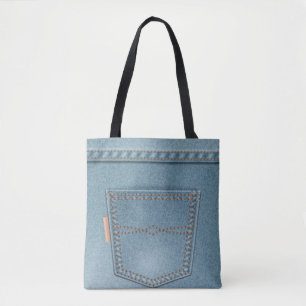 Tote Bag Jeans bleus de Pocket Denim