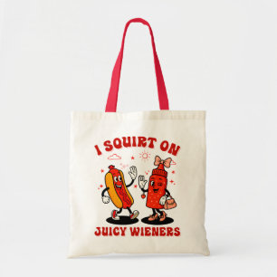 Tote Bag J'Écris Sur Des Épouses Juteuses Humour Adulte Amu