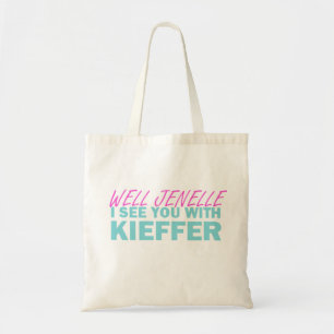 Tote Bag Jenelle bon je vous vois avec Kieffer