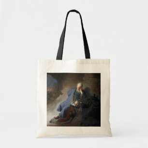 Tote Bag Jeremiah Destruction Jerusalem Bible Rembrandt