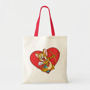 Tote Bag Jerry Mouse habillée en Saint Valentin