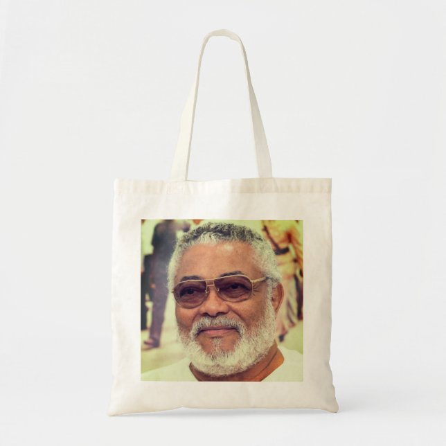 Tote Bag Jerry Rawlings, J.J. Rawlings, Président du Ghana (Devant)