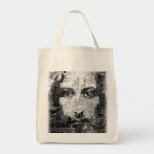 Tote Bag Jesus Christ Collage demi-ton noir + vos idées