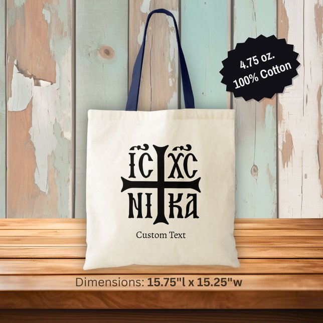 Tote Bag Jésus Christ conquiert l'Emblème (Créateur téléchargé)