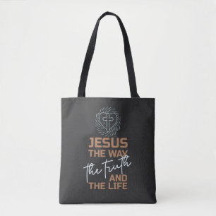 Tote Bag Jésus Comme La Vérité Et La Vie