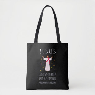 Tote Bag Jésus immigré clandestin à la peau brune I
