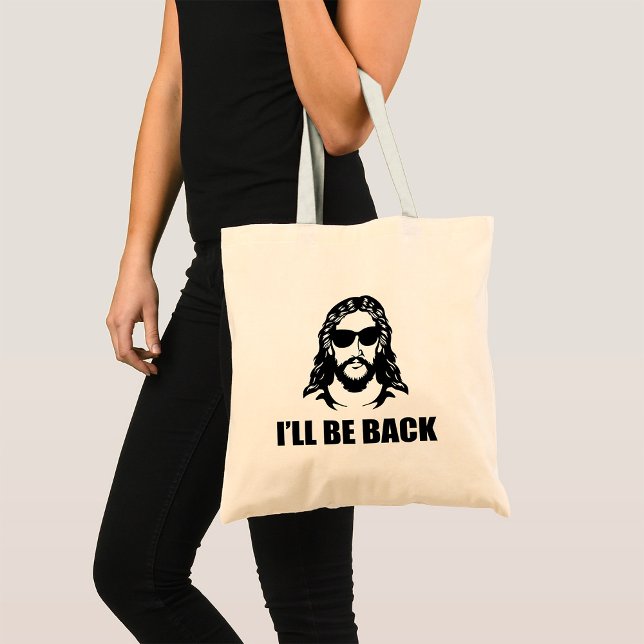 Tote Bag Jésus, je serai de retour (Créateur téléchargé)