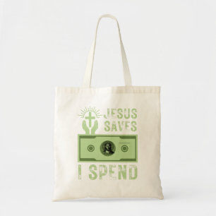 Tote Bag Jésus Sauvait Je Passe Drôle Croyant Chrétien