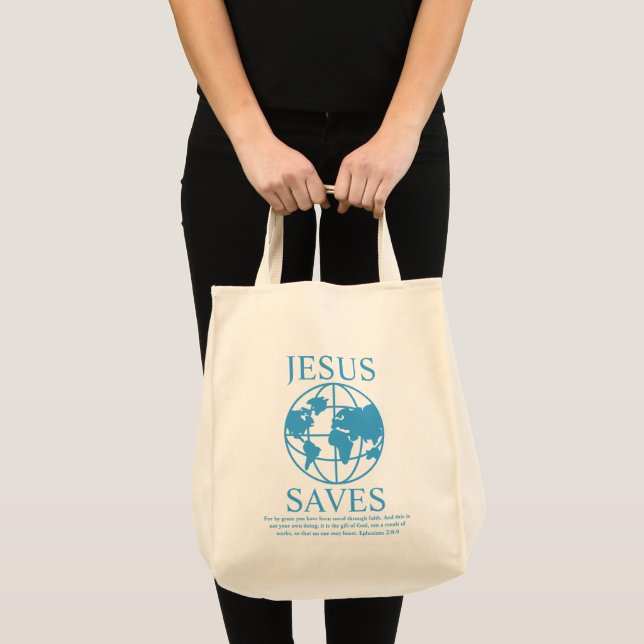 Tote Bag Jésus sauve les années 90 (Devant (produit))
