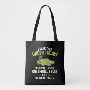 Tote Bag J'étais un sous aujourd'hui golfeur amateur de gol