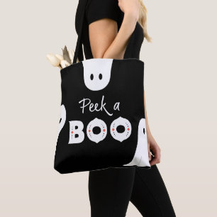 Tote Bag Jetez Un Coup D'Oeil À Un Boo Ghosts Élégant Hallo