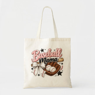 Tote Bag Jeu de baseball coquette maman femmes