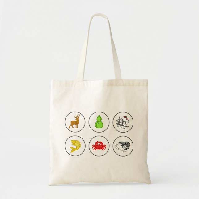 Tote Bag Jeu de dés vietnamien (Devant)