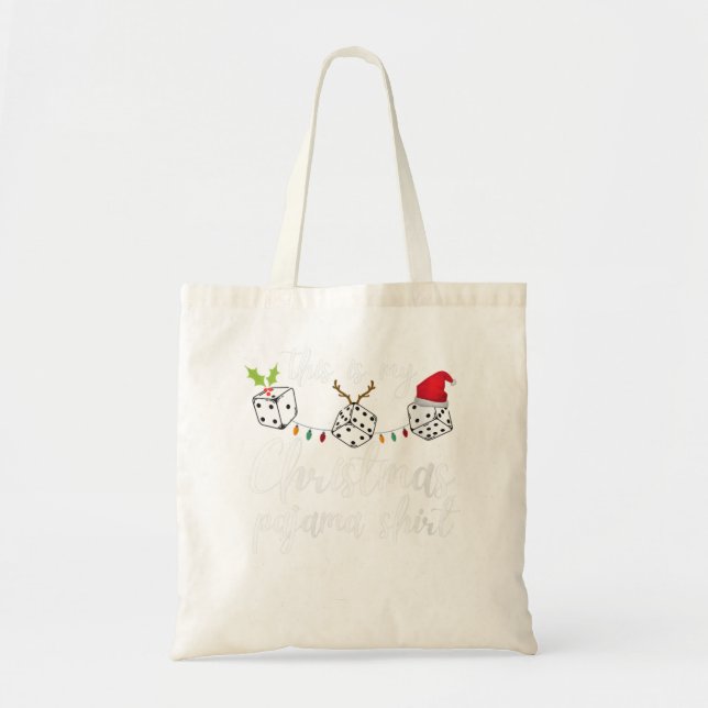 Tote Bag Jeu de Dice Jeu de Noël de Bunco de femmes (Devant)