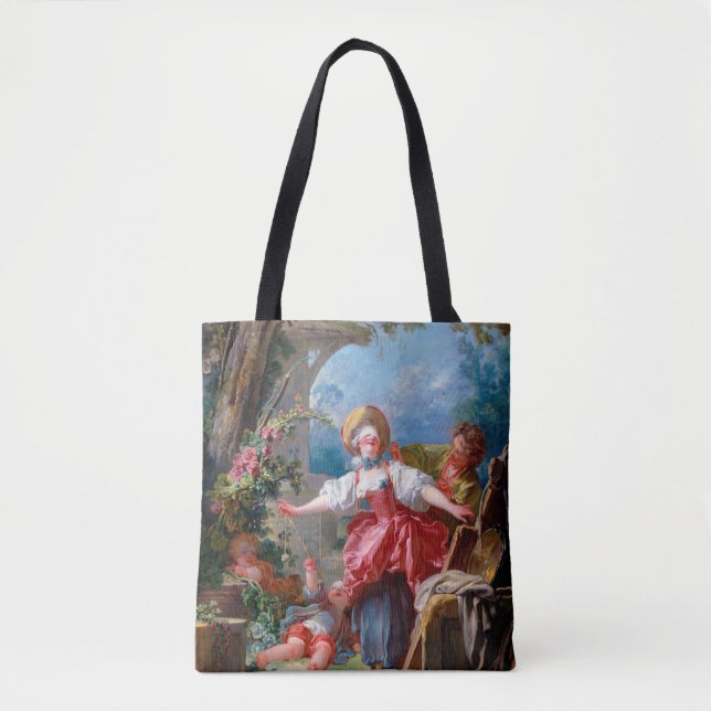 Tote Bag Jeu de Tag, Fragonard (Devant)