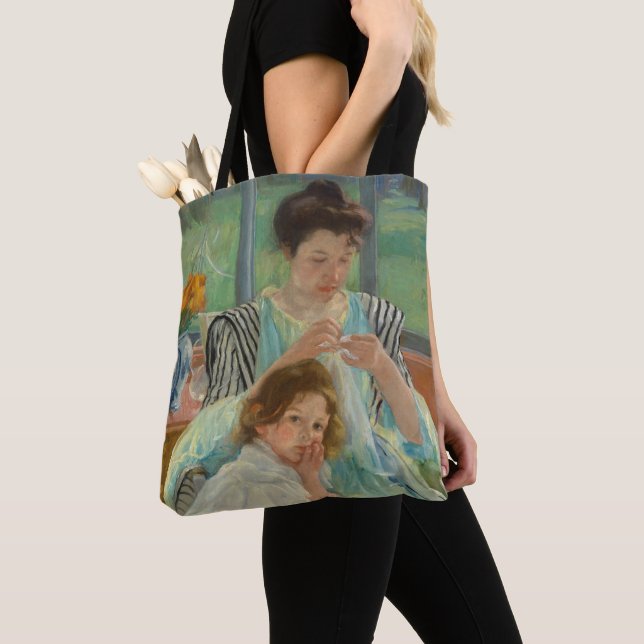 Tote Bag Jeune couture de mère (De près)