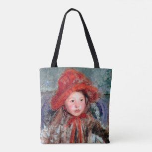 Tote Bag Jeune Fille au grand chapeau rouge, Mary Cassatt