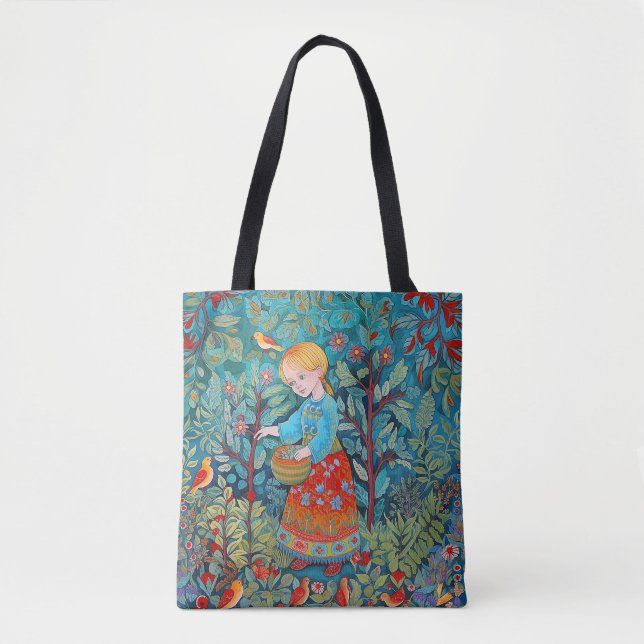 Tote Bag Jeune Fille Guérisseuse (Devant)