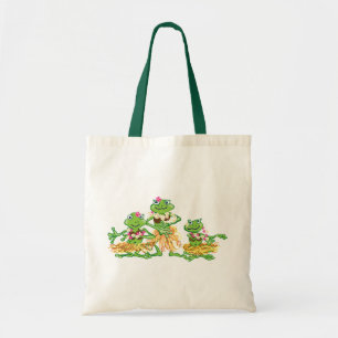Tote Bag jeune fille hula grenouilles
