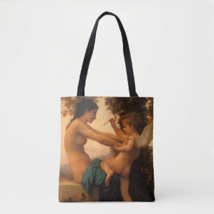 Tote Bag Jeune Fille se défendant contre l'Amour de Bouguer