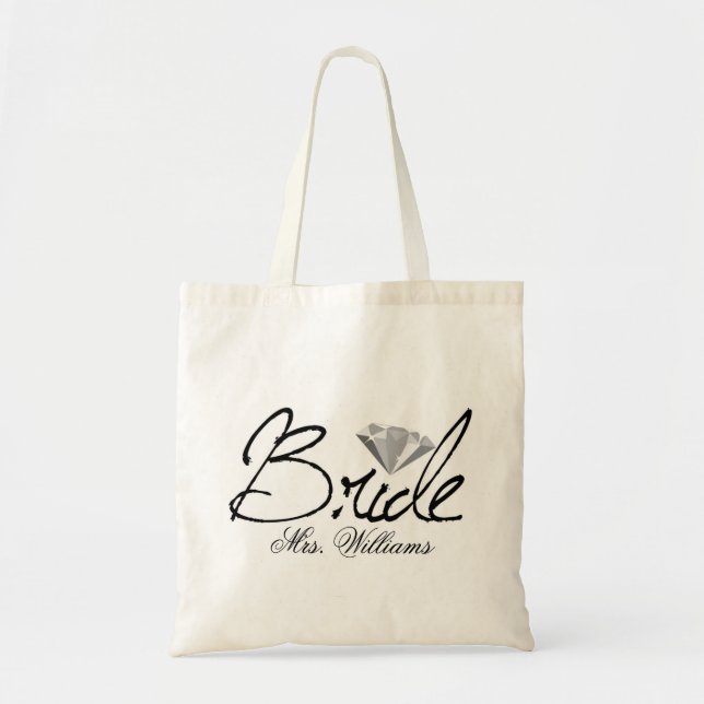 Tote Bag Jeune mariée de diamant (Devant)