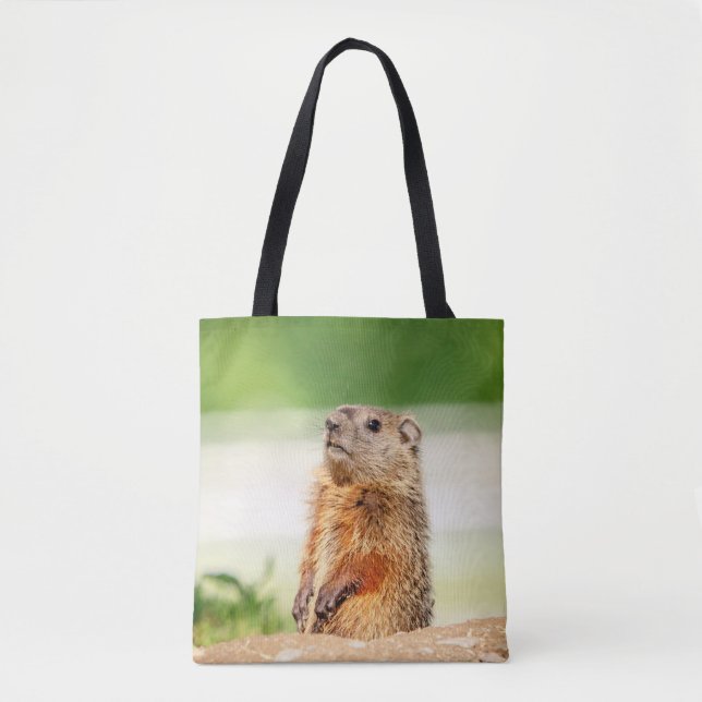 Tote Bag Jeune marmotte (Devant)