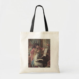 Tote Bag Jeunes Filles au Piano de Pierre Renoir