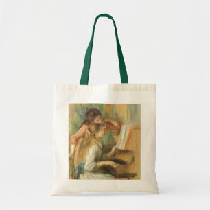Tote Bag Jeunes filles au piano par Pierre Renoir