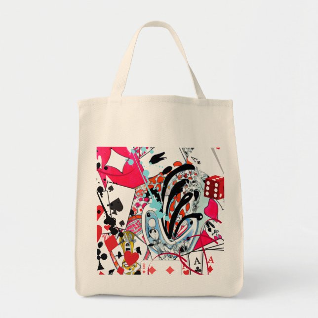 Tote Bag Jeux de cartes (Devant)