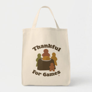 Tote Bag Jeux de grâce Thanksgiving Boardgame Motto Art