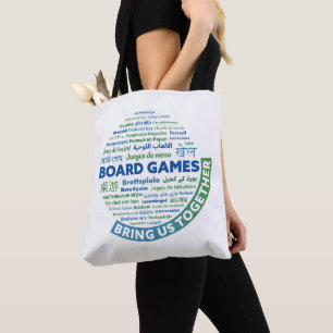 Tote Bag Jeux de société nous rassemblent Fourre-tout