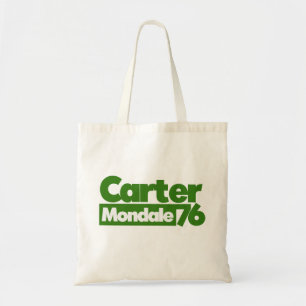 Tote Bag Jimmy Carter 76 Carter Mondale rétro Politique